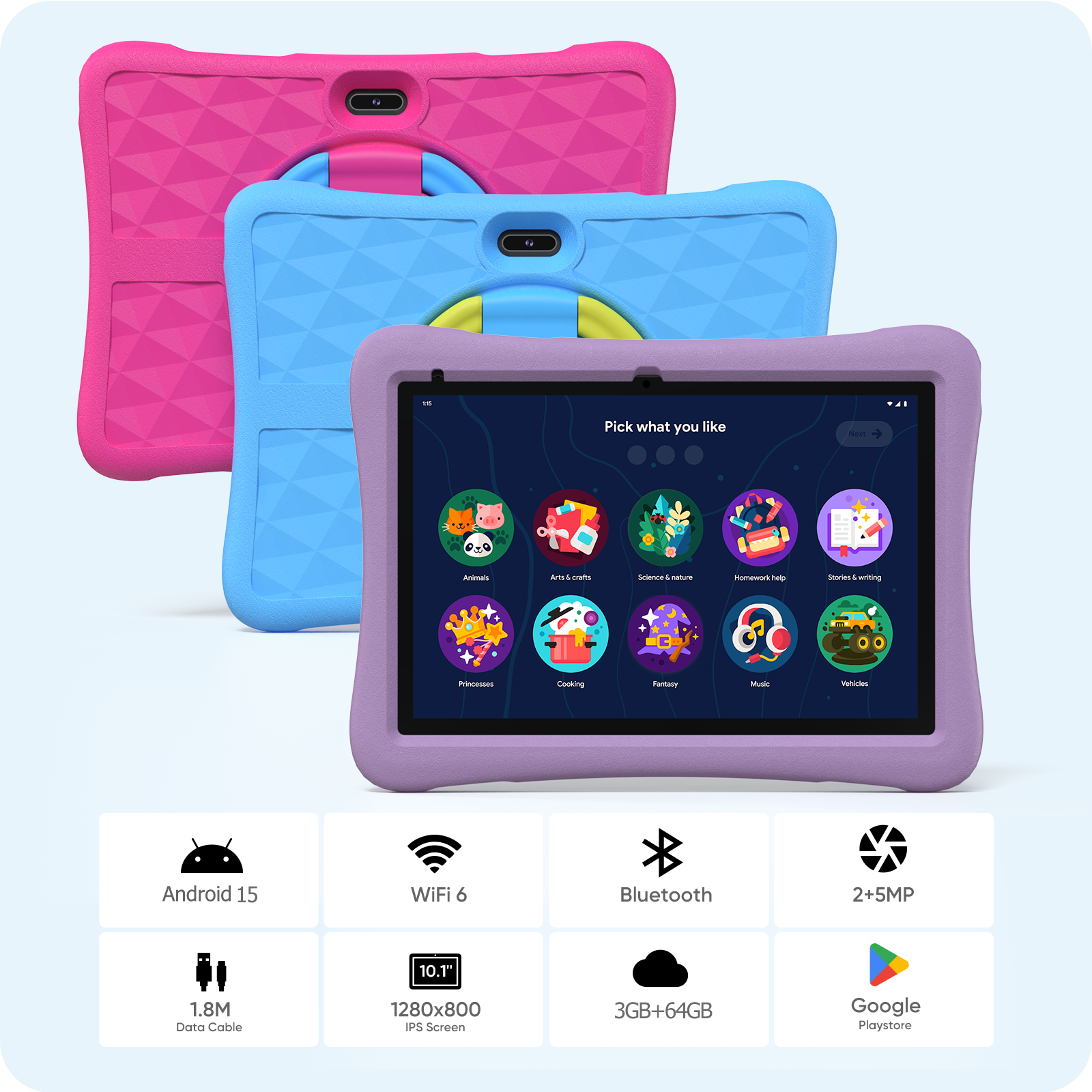 【美品】Plimpton Plimpad Kids10 Plimpton Kids10 Tablet - Blue