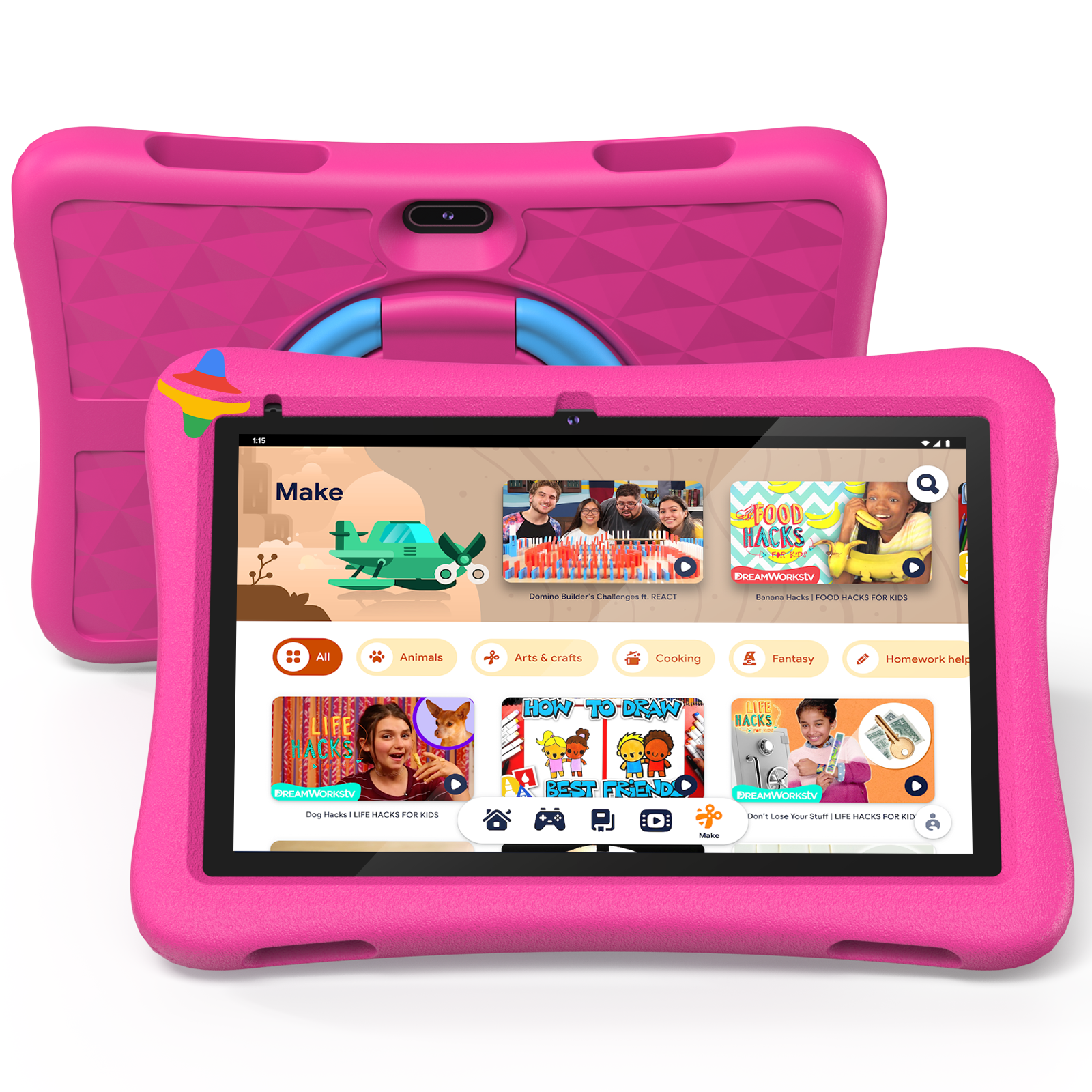 PlimPad Kids10 キッズタブレット Plimpton Kids10 Tablet - Pink